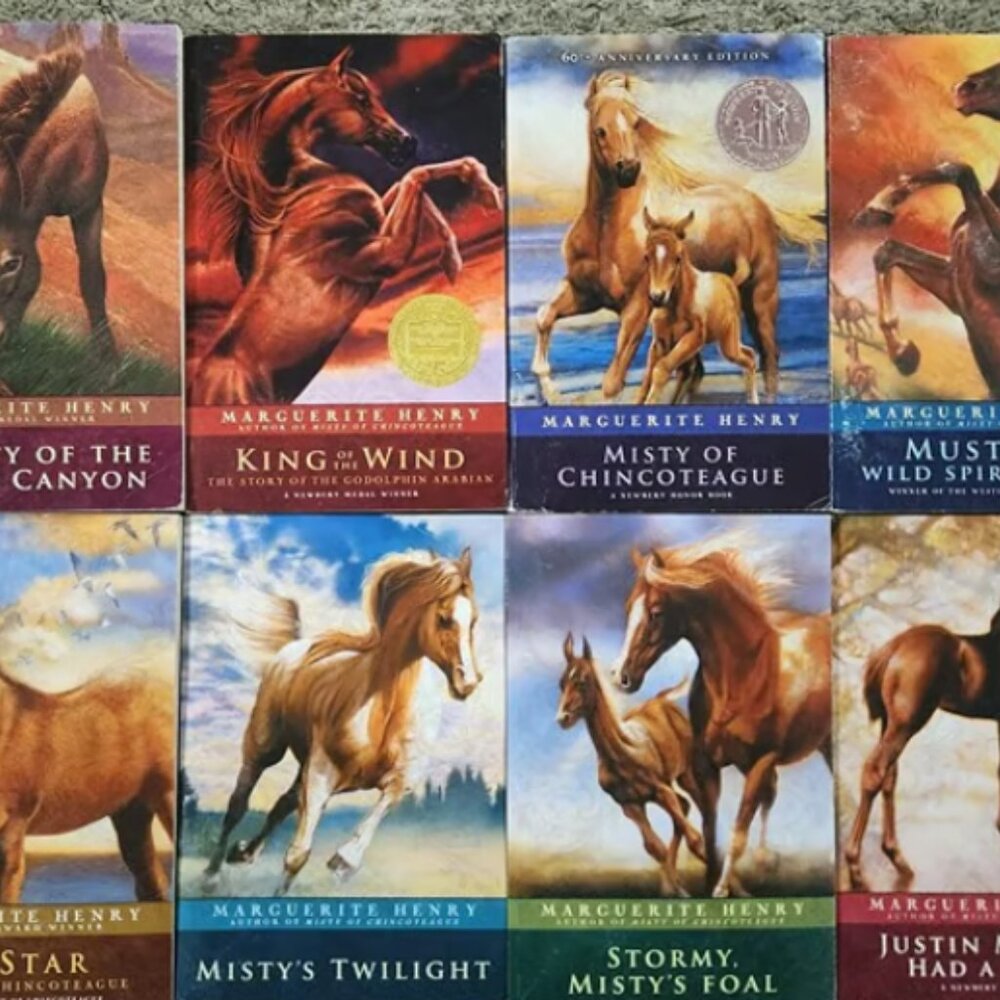 Marguerite Henry Horse Lot 8 STABLE OF CLASSICS Books Newbery Medal Paperback